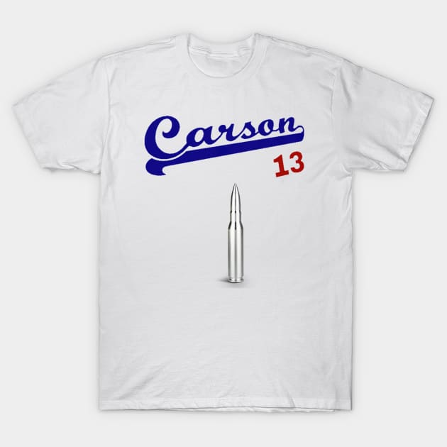 Carson 13 Jersey Style T-Shirt by DJ L.A.X.